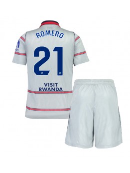 Otroški Nogometna dresi replika Atletico Madrid Cristian Romero #21 Tretji 2026-27 Kratek rokav (+ hlače)